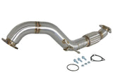 AFE aFe Twisted Steel 3in Rear Down-Pipe/Mid Pipe 2017+ Honda Civic Type R I4 2.0L (t) 49-36617