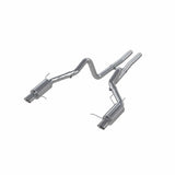 MBRP 11-14 Ford Mustang GT 5.0L Dual Split Rear Street Version T409 3in Cat Back Exhaust System | S7258409