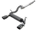 AFE aFe Rebel Series 409 Stainless Steel Cat-Back Exhaust 18-21 Jeep Wrangler JL 2.0L (t) - Black Tip 49-48096-B
