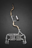 Capristo BMW 435i - Valved Exhaust with Middle Silencer Spare Pipes and Skirt Diffuser (CES3) 02BM02103001