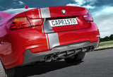 Capristo BMW 435i - Valved Exhaust with Middle Silencer Spare Pipes and Skirt Diffuser (CES3) 02BM02103001