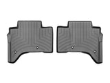 WeatherTech 13+ Land Rover Range Rover Rear FloorLiner-Blk (Standard Wheelbase Model w/2nd Row Cons) | 444802