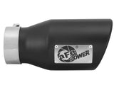 AFE aFe Power Gas Exhaust Tip Black- 3 in In x 4.5 out X 9 in Long Bolt On (Black) 49T30451-B09