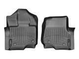 WeatherTech 2015+ Ford F-150 SuperCrew/SuperCab Front FloorLiner - Black | 446971V