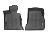 WeatherTech 2016+ BMW 7-Series Front FloorLiner - Black (No Rear Executive Lounge Seating Package) | 449391