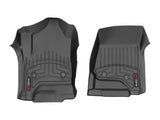 WeatherTech WeatherTech 2014+ Chevrolet Silverado 1500 Vinyl Front FloorLiner - Black (Fits Double / Crew Cab) WET-449651V