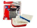 Sonax Ultrafine Microfibre Cloths | 3 pack | 450700