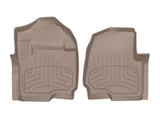 WeatherTech 2017+ Ford F-250/F-350/F-450/F-550 SuperCab/SuperCrew Front Floorliner HP - Tan | 4510121IM