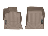 WeatherTech 2019 + Genesis G70 Front FloorLiner - Tan (Rear Wheel Drive) | 4514831