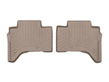 WeatherTech 2013+ Land Rover Range Rover Rear FloorLiner - Tan(Stand Wheelbase Models w/2nd Row Con) | 454802
