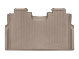 WeatherTech 2015+ Ford F-150 SuperCrew Cab Rear FloorLiner - Tan (w/ 1st Row Bench Seats) | 456974