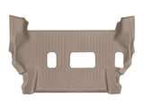 WeatherTech 11-13 Infiniti QX56/14+ Inifiniti QX80 Rear FloorLiner - Tan (2nd Row Split Bench) | 459562