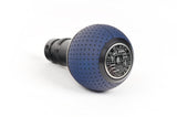 BFI BFI GS2 Heavy Weight Shift Knob - Porsche Maritime Blue Leather - Black Anodized (Porsche 964-997 Fitment) GS2PSMT