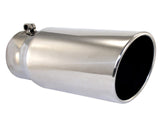 aFe MACHForce XP Exhausts Tips SS-304 EXH Tip 4x5x12L Direct Bolt-On (pol) | 49-90002