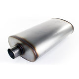 aFe MACHForce XP Exhausts Mufflers SS-409 EXH Muffler 3In/Out 5x11 Body Brushed | 49-91010