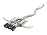 aFe Takeda 3in 304 SS Cat-Back Exhaust w/ Carbon Fiber Tips 17-18 Honda Civic Type R L4 2.0L (t) | 49-36623-C