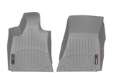 WeatherTech 2016 + Maserati Ghibli Rear Wheel Drive Style 1 Grommet Front FloorLiner - Grey | 468831