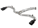 AFE aFe Takeda 3-2.5in 304 SS Axle-Back Exh System w/Black Tip 2018 Hyundai Elantra GT Sport I4-1.6L (t) 49-37002-1B