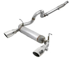 aFe Rebel Series 409 Stainless Steel Cat-Back Exhaust 18-21 Jeep Wrangler JL 2.0L (t) - Polished Tip | 49-48096-P