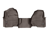 WeatherTech 2017+ Ford F-250/F-350/F-450/F-550 w/ Bench Seats Front FloorLiners - Cocoa | 4710321