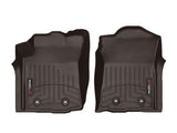 WeatherTech 2018+ Toyota Tacoma Front FloorLiners - Cocoa (Manual Trans Only) | 4713011