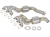 AFE aFe Twisted Steel Long Tube Header 304 Stainless Steel w/ Cat - BMW / S54 / E46 M3 / Z3 MCoupe / M Roadster / Z4 MCoupe / M Roadster 48-36314-HC