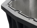 AFE AFE Pro Series Engine Oil Pan Black w/Machined Fins; 11-16 Ford Powerstroke V8-6.7L (td) 46-70322