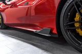 Capristo Ferrari 488 - Carbon Side Fins (with Adapters) (Matte) 03FE08710002LM