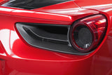 Capristo Ferrari 488 - Carbon Tail Light Covers (Matte) 03FE08710001LM