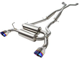 AFE aFe Takeda 2-1/2in 304SS Cat-Back Exhaust Infiniti G37 08-13/Q60 14-15 V6-3.7 w/ Blue Flame Tips 49-36103-L