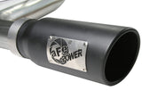 AFE aFe MACHForce XP Exhaust Cat-Back SS-409 07-09 Toyota Tundra V8-5.7L w/ Black Tip 49-46006-B