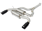 AFE Polished Tips aFe Mach Force XP 2.5" 304SS Axle-Back Exhaust - F3X N55 3.0L 49-36325-P