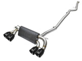 AFE Black MACH Force-Xp 3 IN to 2-1/2 IN 304 Stainless Steel Cat-Back Exhaust System - BMW / F87 M2 49-36330-1B