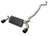 AFE Black Tips afe POWER MACH Force-Xp 304 SS Cat-Back Exhaust System - BMW 340i/340ix/ 3.0L 49-36334-B