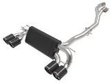 AFE Carbon aFe Mach Force-Xp 3 IN to 2-1/2 IN 304 Stainless Steel Cat-Back Exhaust System - BMW F87 M2 Competition 49-36350-C