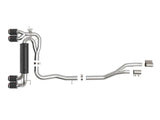 AFE aFe Mach Force-Xp 3 IN to 2-1/2 IN 304 Stainless Steel Cat-Back Exhaust w/ Black Tip - BMW / G8X / M3 / M4 / M4 Competition