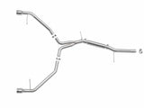 AFE aFe Power MACH Force-Xp 3" to 2-1/2" 304 Stainless Steel Axle-Back Exhaust System - Audi B9 A4 (non-fwd)