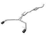 AFE Carbon Fiber Tips AfeMACH Force-Xp 3 IN to 2-1/2 IN 304 Stainless Steel Cat-Back Exhaust System 49-36438-C