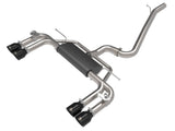 AFE Black aFe MACH Force-Xp 3 IN to 2-1/2 IN 304 Stainless Steel Cat-Back Exhaust System - Audi 8V S3 Sedan 49-36442-B
