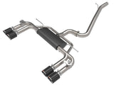AFE Carbon aFe MACH Force-Xp 3 IN to 2-1/2 IN 304 Stainless Steel Cat-Back Exhaust System - Audi 8V S3 Sedan 49-36442-C
