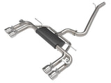 AFE Polished aFe MACH Force-Xp 3 IN to 2-1/2 IN 304 Stainless Steel Cat-Back Exhaust System - Audi 8V S3 Sedan 49-36442-P