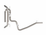 AFE aFe Mach Force-Xp 3 IN to 2-1/2 IN 304 Stainless Steel Cat-Back Exhaust System - Audi 2.0T B9 Q3 49-36444