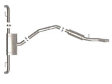 AFE aFe Mach Force-XP 3 IN to 2-1/2 IN 304 Stainless Steel Cat-Back Exhaust System - Audi 2.0T / B9 / Q5 49-36447