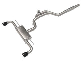 AFE aFe Power Gemini XV Stainless Steel Cat-Back Exhaust System w/ Cut-Out & Black Tips - VW / MK8 / GTI 49-36451-B