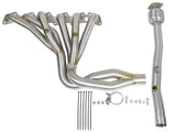 AFE aFe Power Twisted Steel Long Tube Header & Connection Pipes (Street Series) 01-16 Nissan Patrol 48-36105-YC