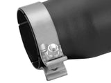 AFE aFe MACHForce-XP 3.5in 409 Stainless Steel Exhaust Tip 3.5in x 4.5in Out x 12in L Clamp-On 49T35456-B12