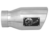 AFE aFe MACH Force-Xp 3in Inlet x 4-1/2in Outlet x 9in Length 304 Stainless Steel Exhaust Tip 49T30451-P09