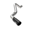 AFE aFe Large Bore-HD 5 IN 409 SS DPF-Back Exhaust System w/Black Tip 20-21 GM Truck V8-6.6L 49-44125-B
