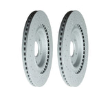 Zimmerman Cross Drilled Rear Brake Rotor Set (330x22mm) - Audi / B8 / S4 / S5 / C7 / A6 / A7 / SQ5 / D4 A8 | 4H0615601H