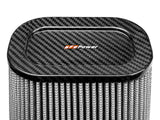AFE aFe MagnumFLOW Pro Dry S Air Filter (7.5x5.5in) F x (9x7in) B x (5.75x3.75in) T (Carbon) x 10in H 21-90110-CF